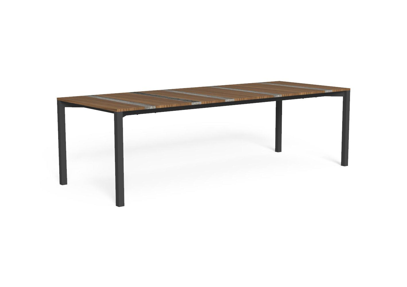 Finish - Graphite Frame Stonewood-Titanium Travertine Top