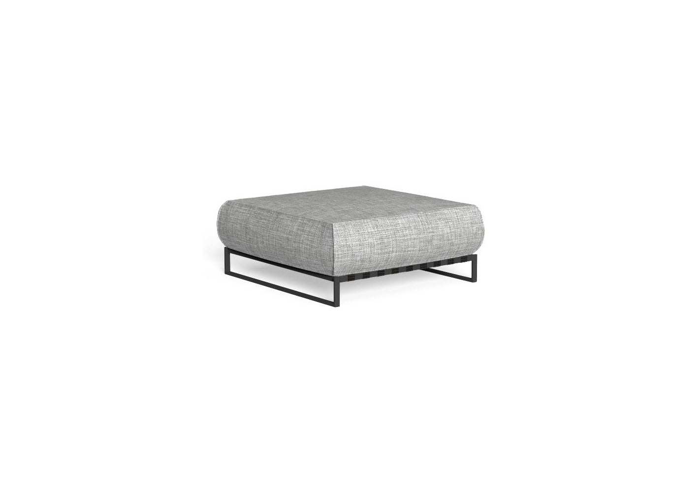 Finish - Graphite Frame Light Grey Cushion
