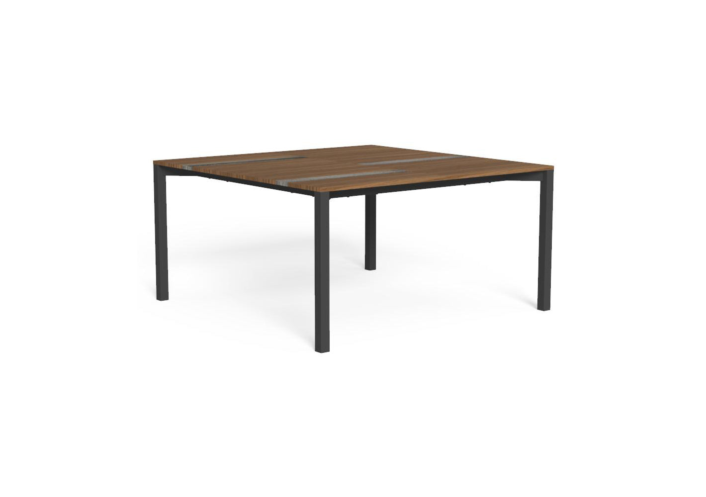 Finish - Graphite Frame Stonewood-Titanium Travertine Top