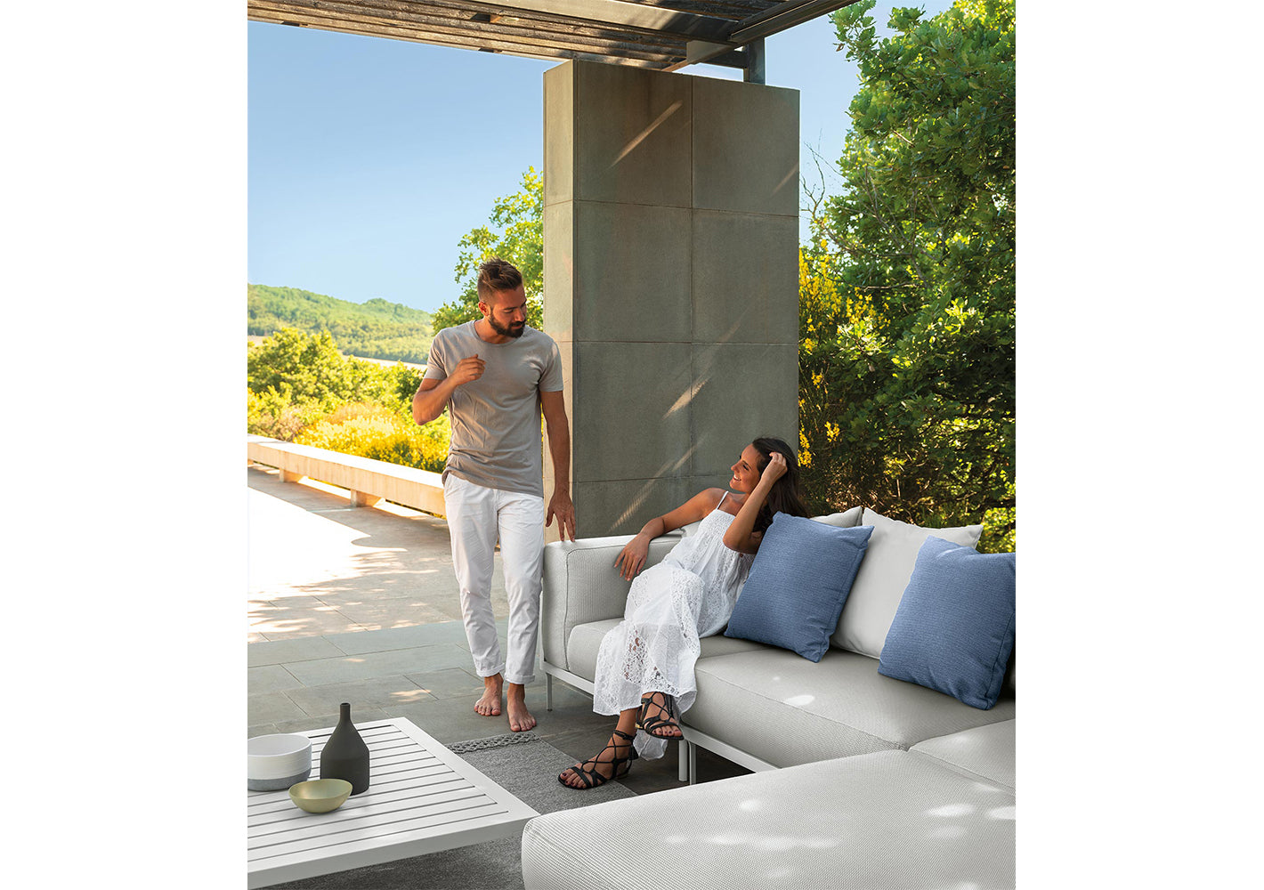 CleoSoft//Alu Modular Sofa