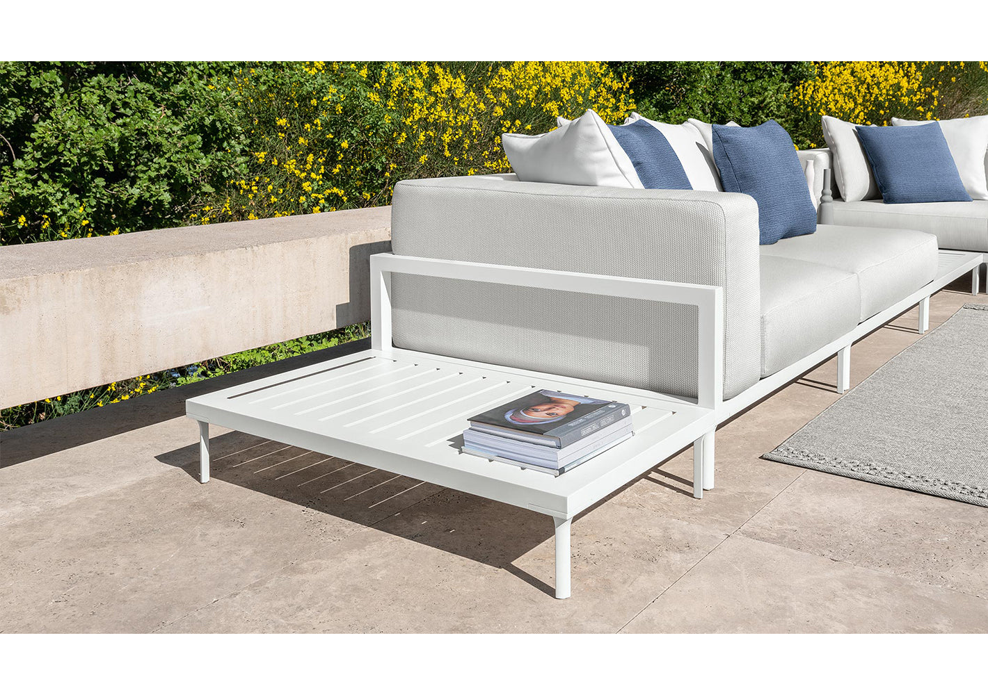 CleoSoft//Alu Rectangular Coffee Table