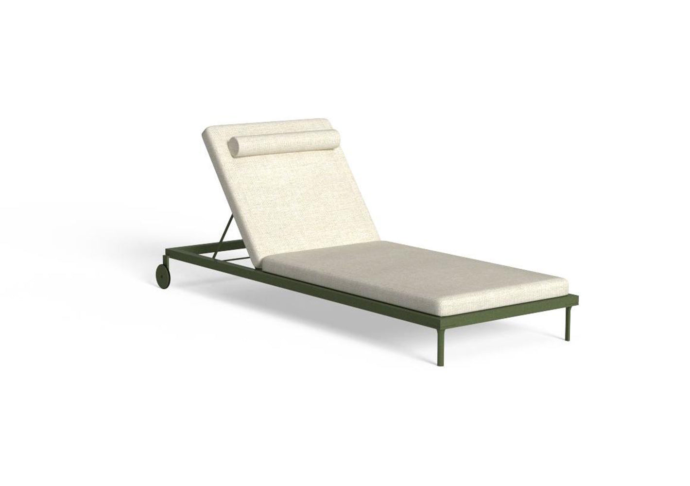 Finish - Reed Green Frame Warm White Cushion