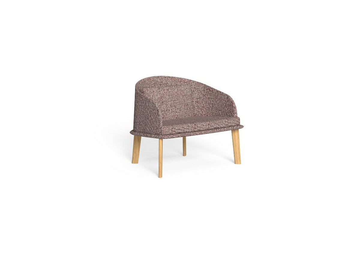 Finish - Accoya Natural Teak Frame Mambo Red Cushions