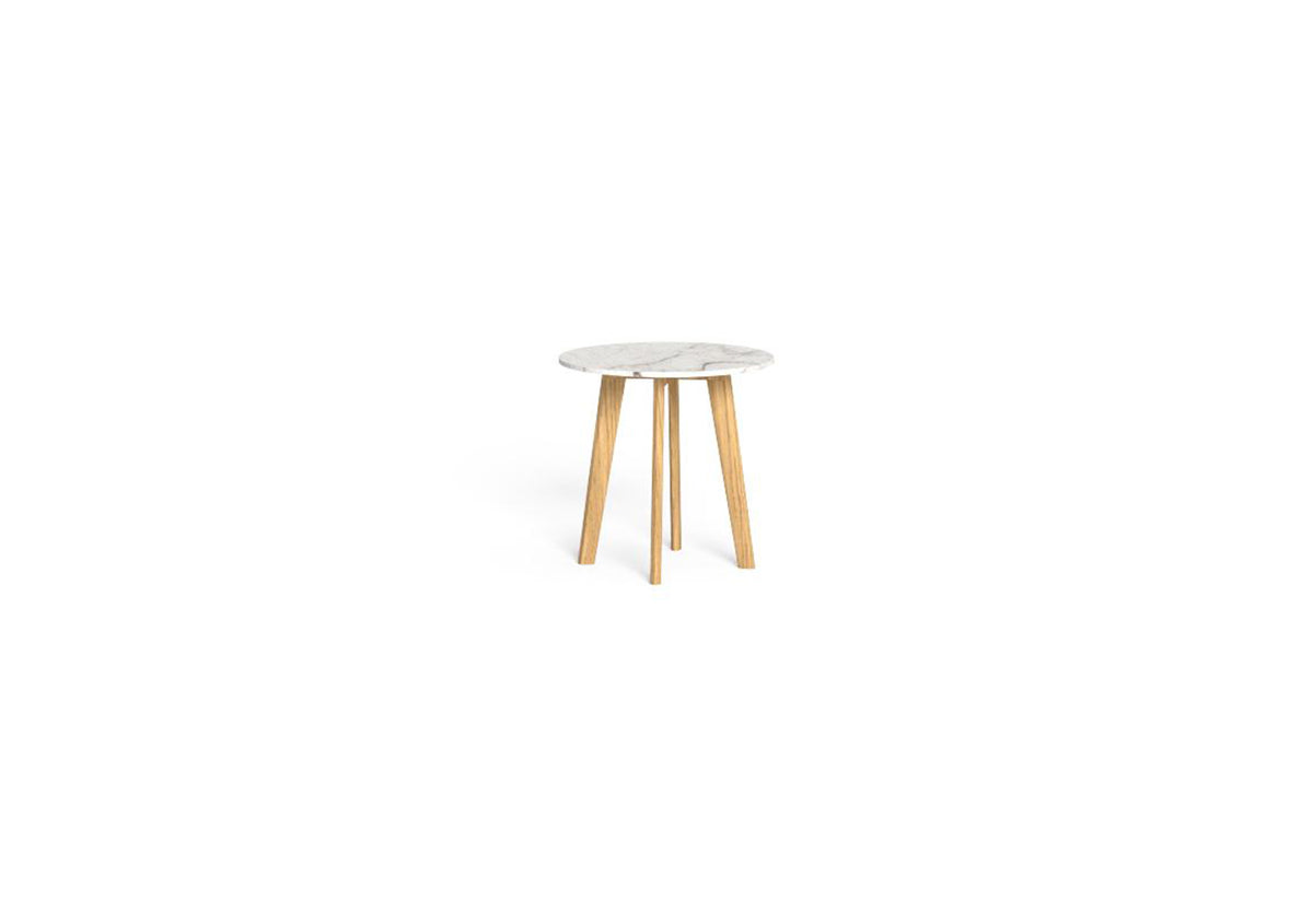 Finish - Accoya Natural Teak Base Calcatta Top
