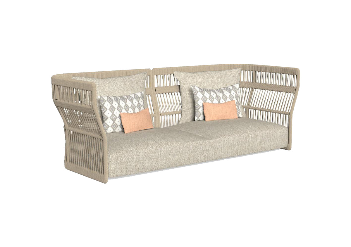 Finish - Beige Rope Beige Melange Cushion