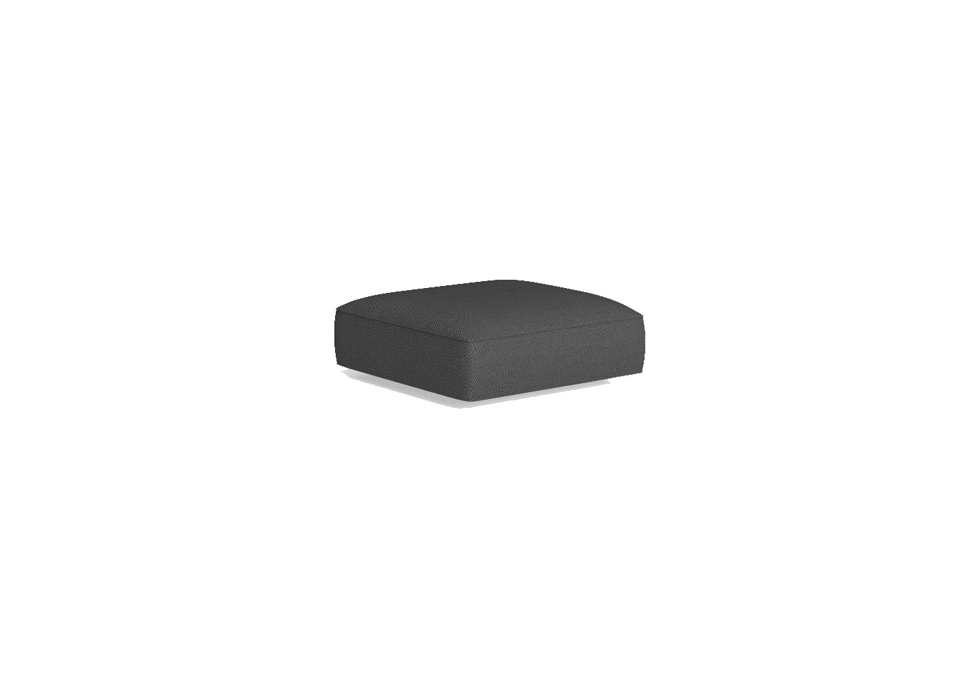 Fabric - Dark Grey Pouf