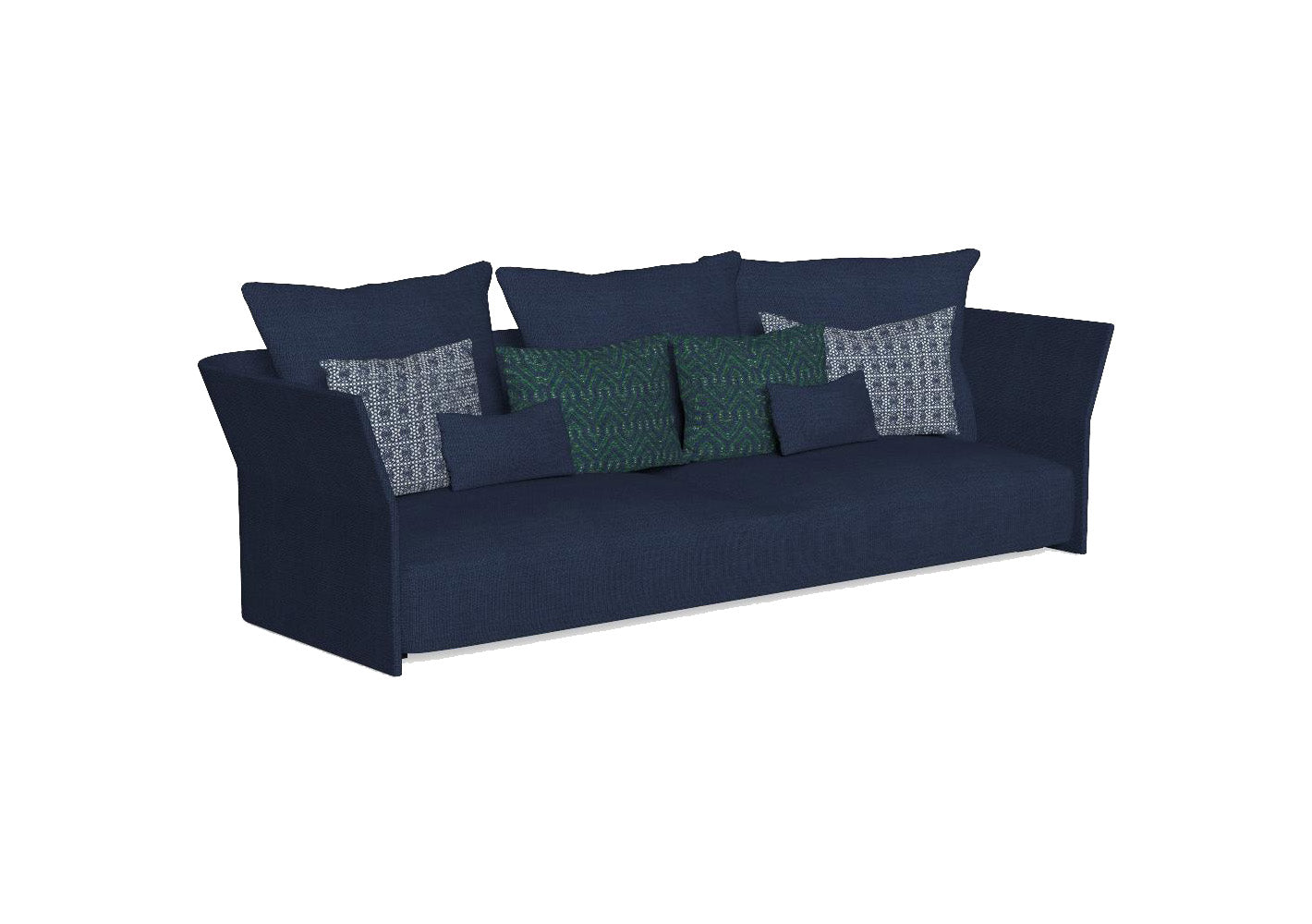 Finish - Blue Frame Blue Cushion