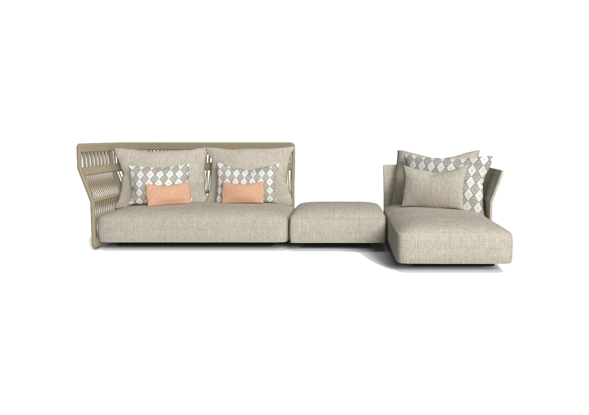 Finish - Beige Frame Beige Melange Cushions