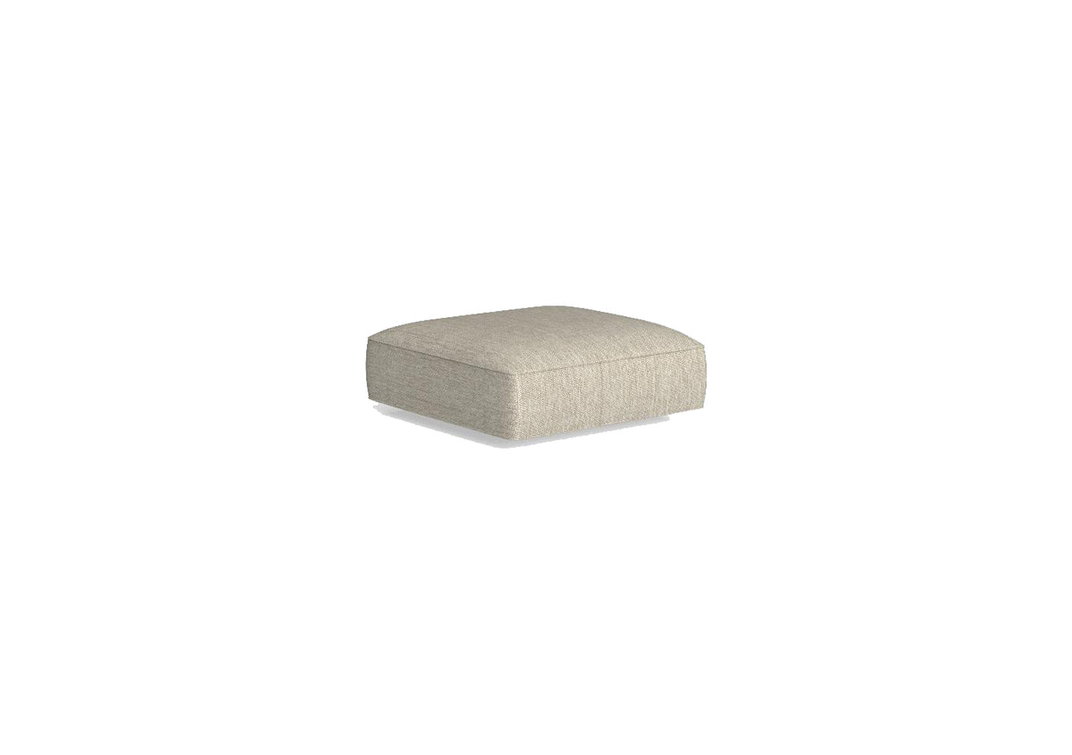 Fabric - Beige Pouf