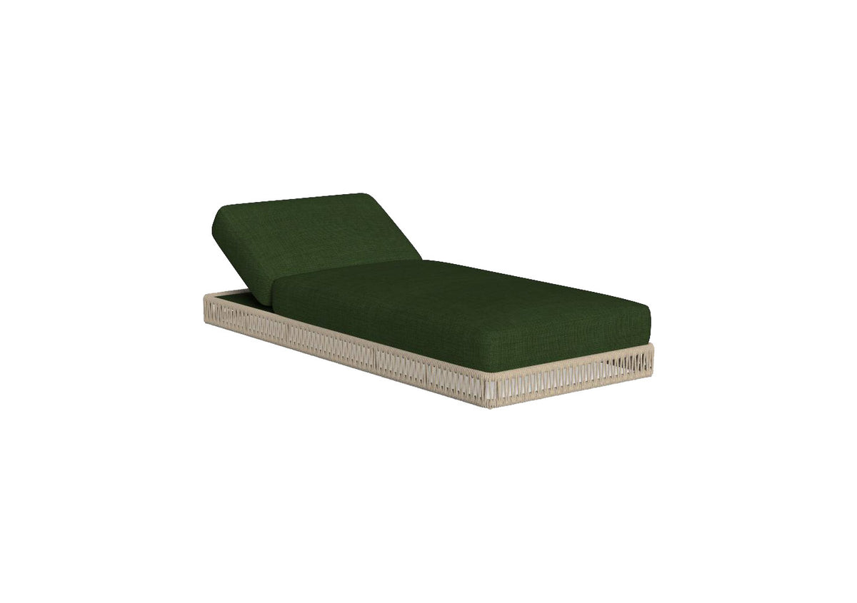 Finish - Beige Rope Green Cushion
