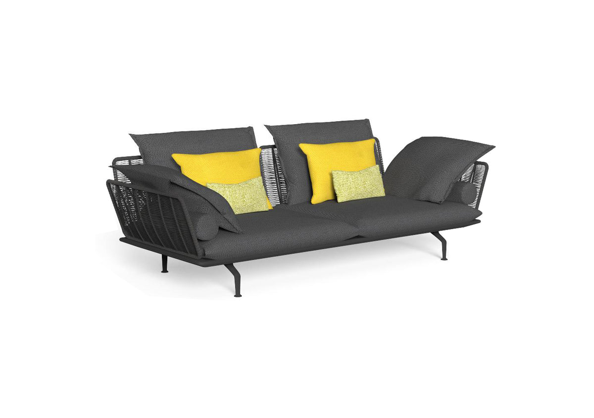 Finish - Graphite Frame Dark Grey Cushions