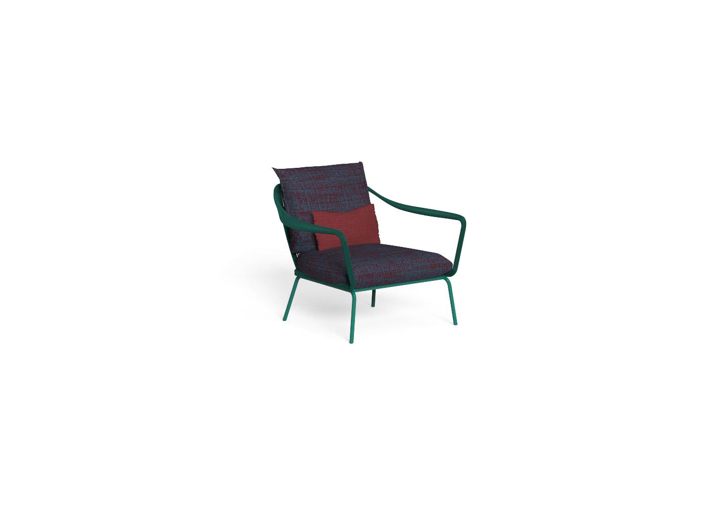 Finish - Teal Green Frame Turquoise Cushions