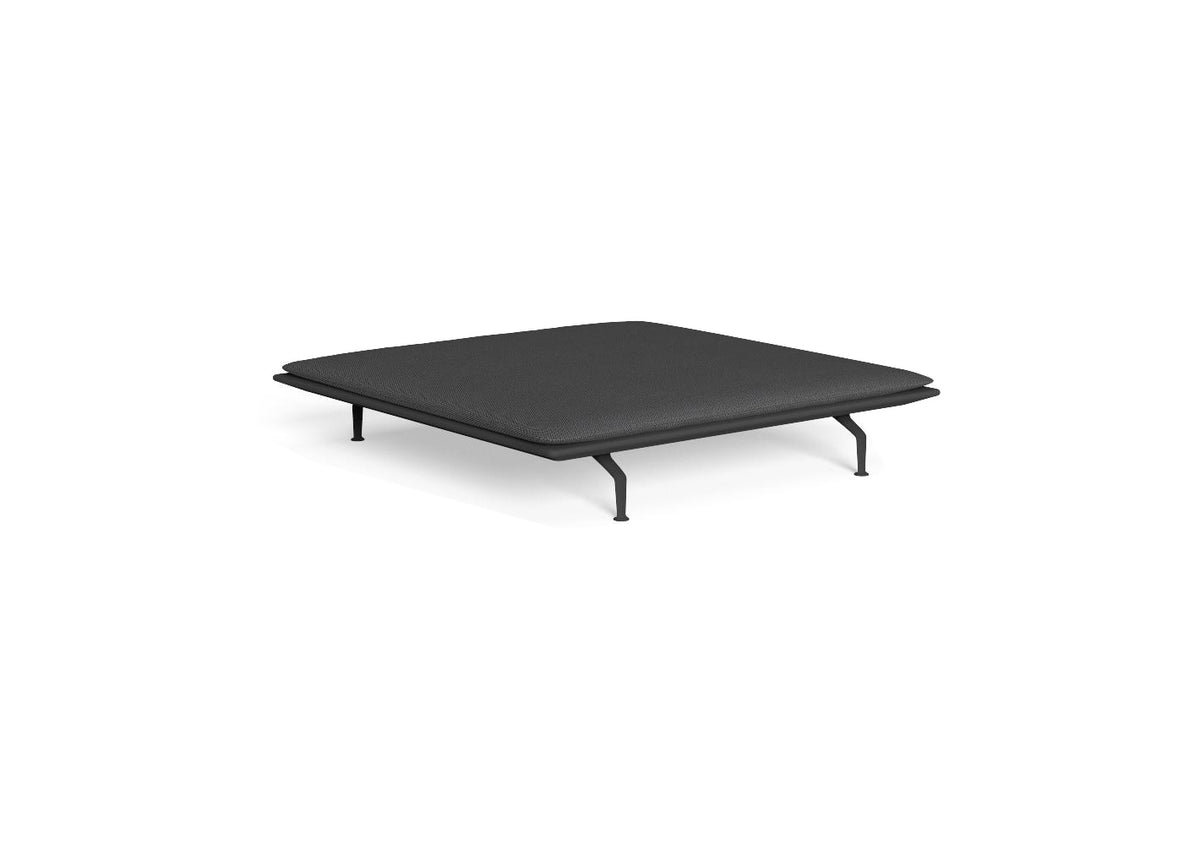 Finish - Graphite Bench Dark Grey Pouf