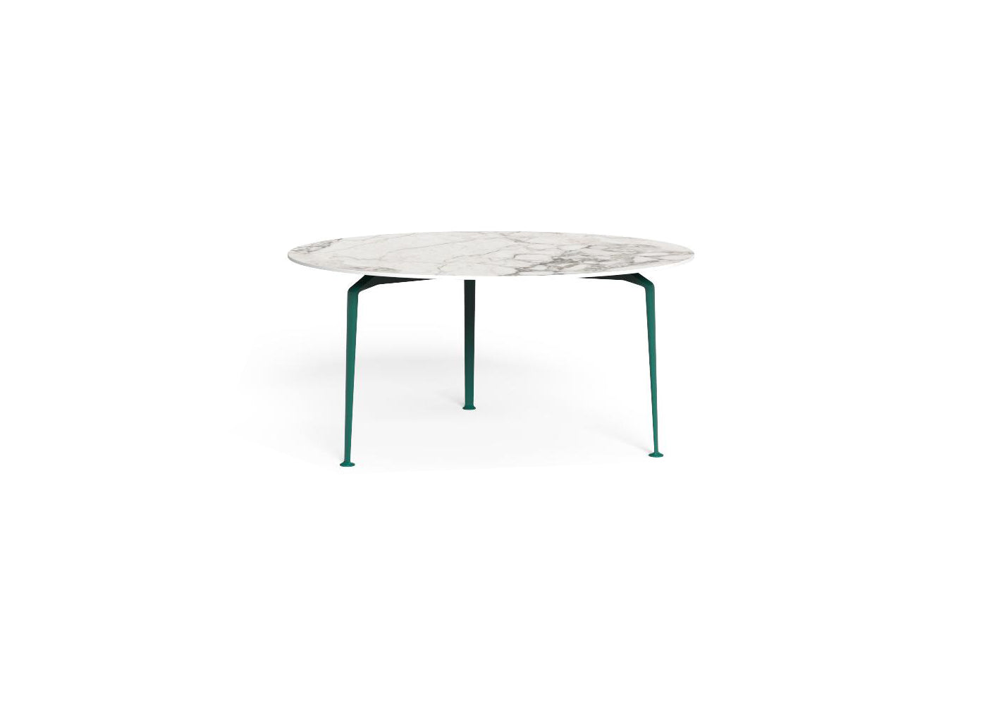 Finish - Teal Green Frame Calacatta Top