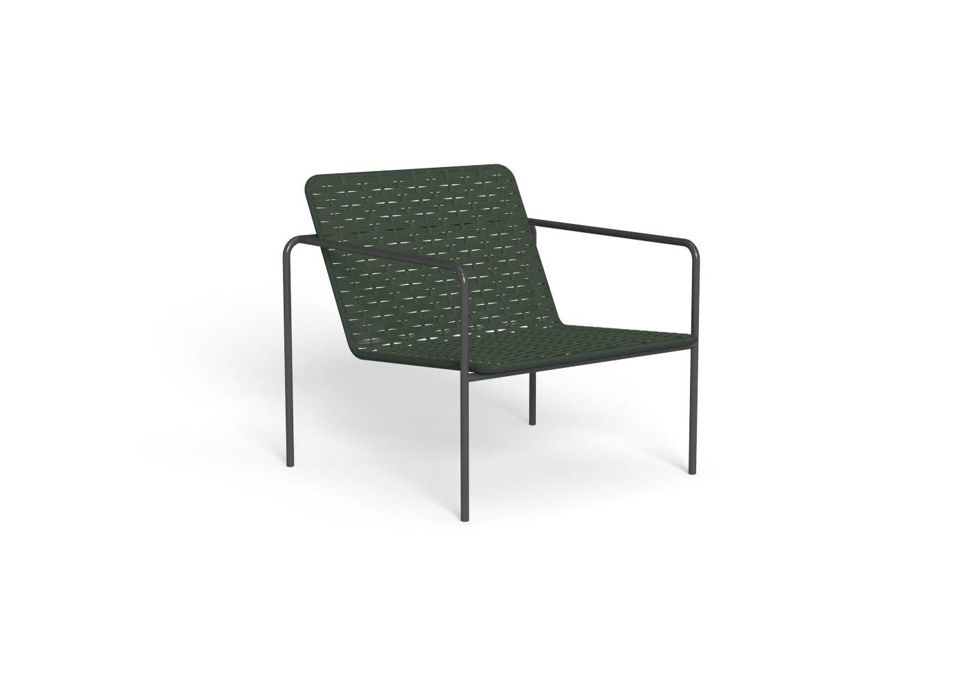 Finish - Graphite Steel Frame Green Rope