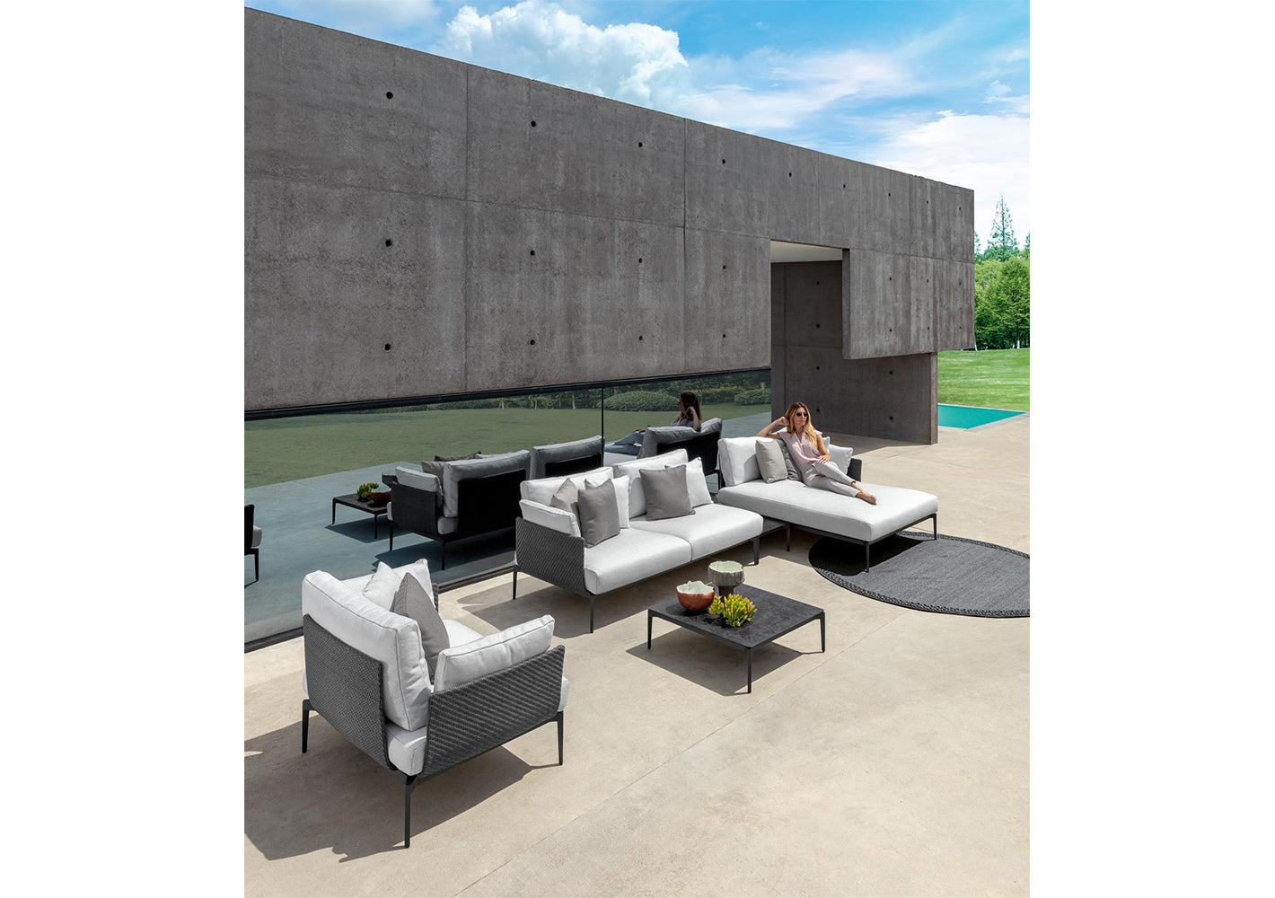 Leaf Rectangular Coffee Table Big
