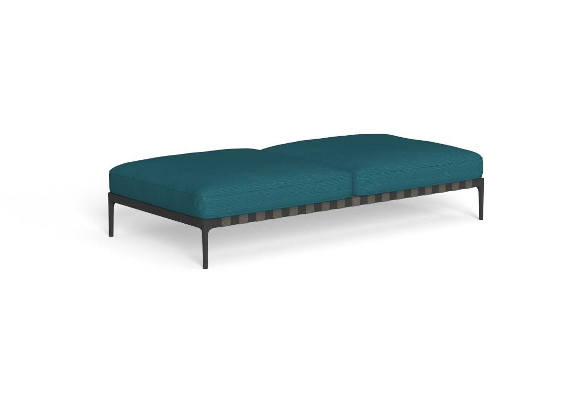 Finish - Graphite Frame Deep Ocean Cushions