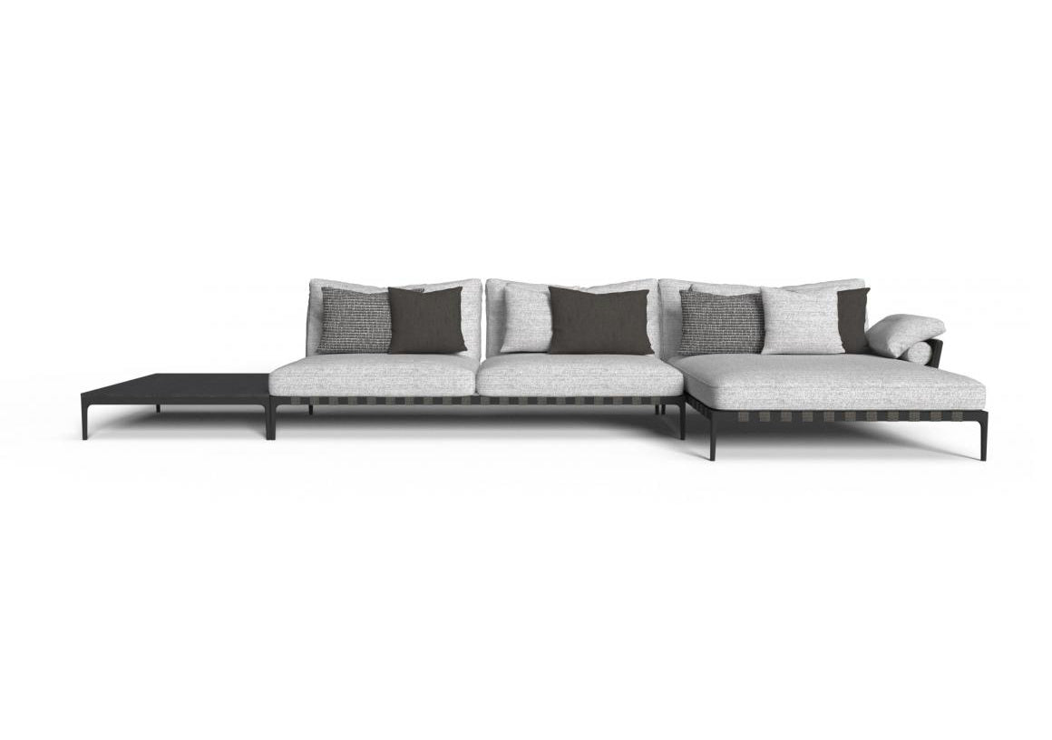 Finish - Graphite Frame Mambo Pearl Cushions