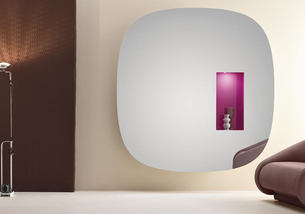 Aperture Wall Mirror With Internal Compartment