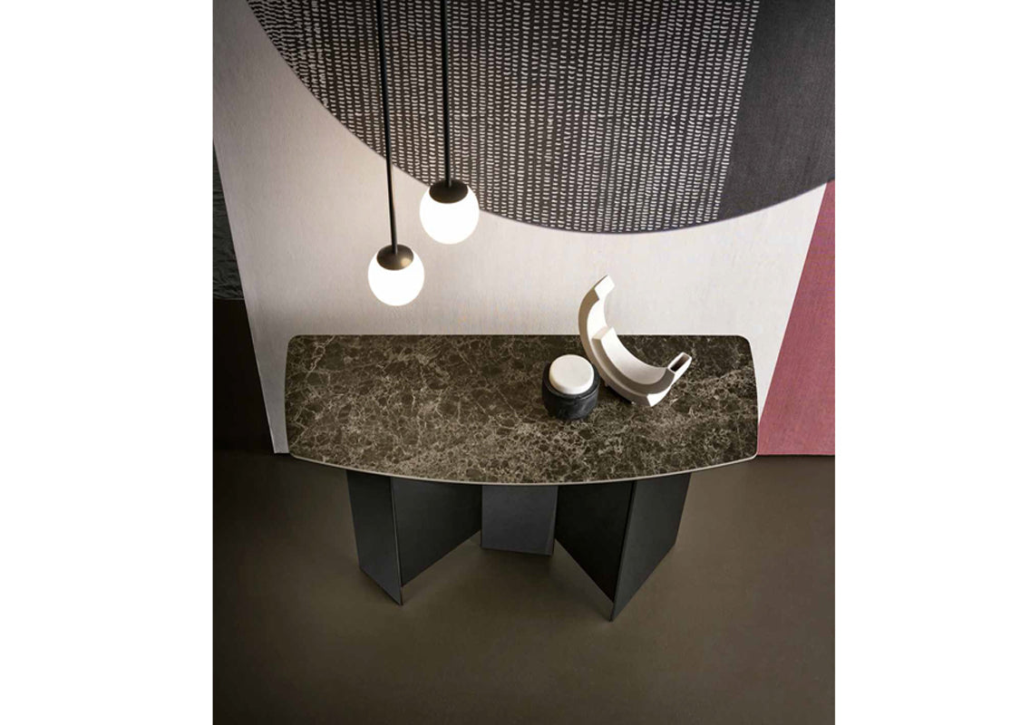 Metropolis Ceramic Top Console