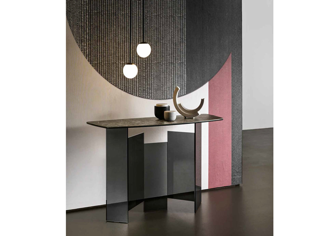 Metropolis Ceramic Top Console