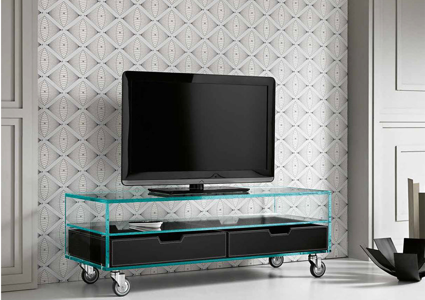Comò Alto/Comò basso TV Unit On Casters