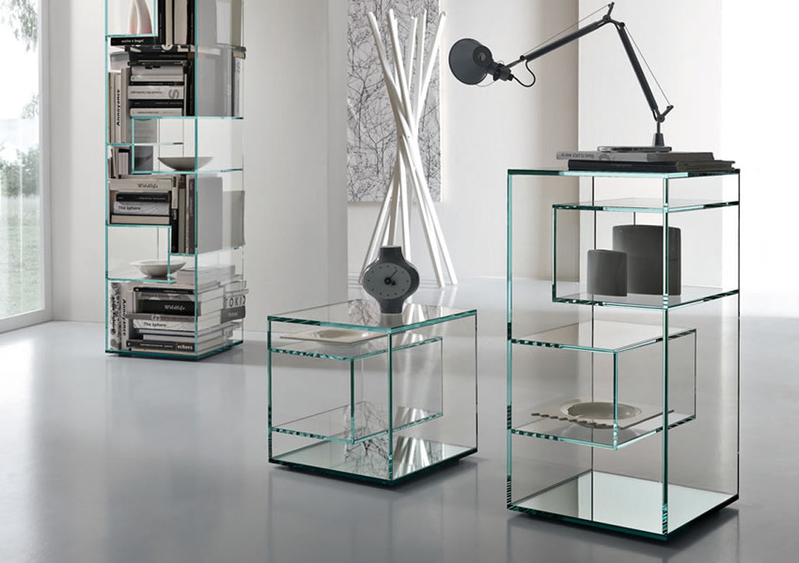 Liber Glass Bookcases/Display Cabinets A-B-D