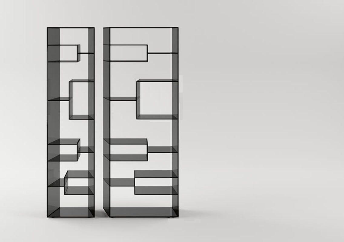 Liber Glass Bookcases/Display Cabinets A-B-D
