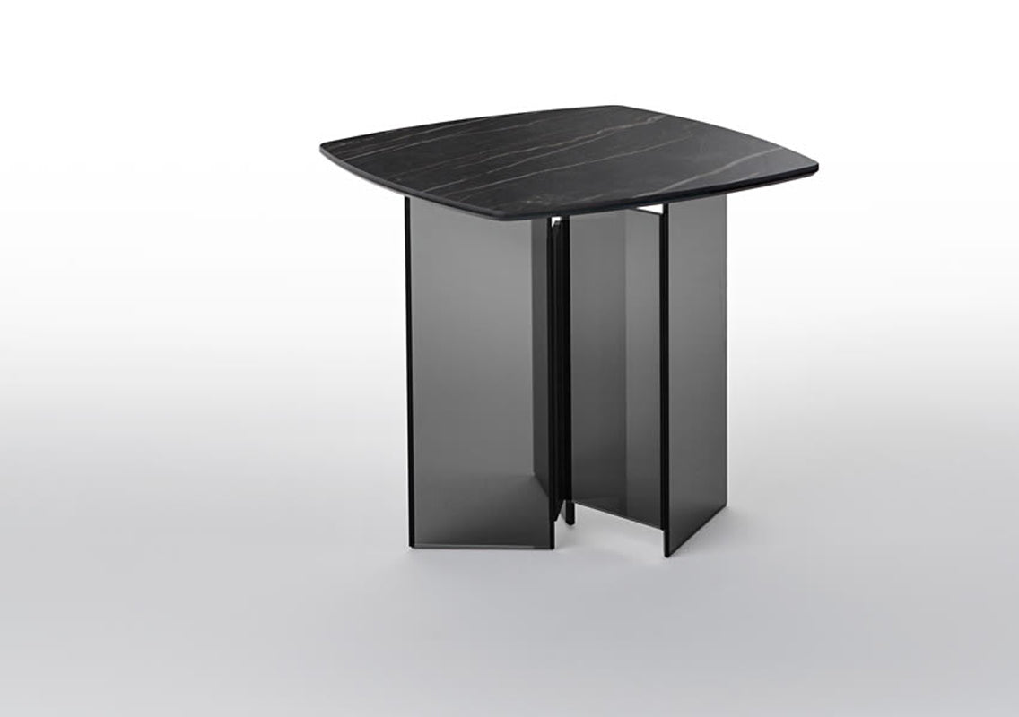 Metropolis Ceramic Top Side Table