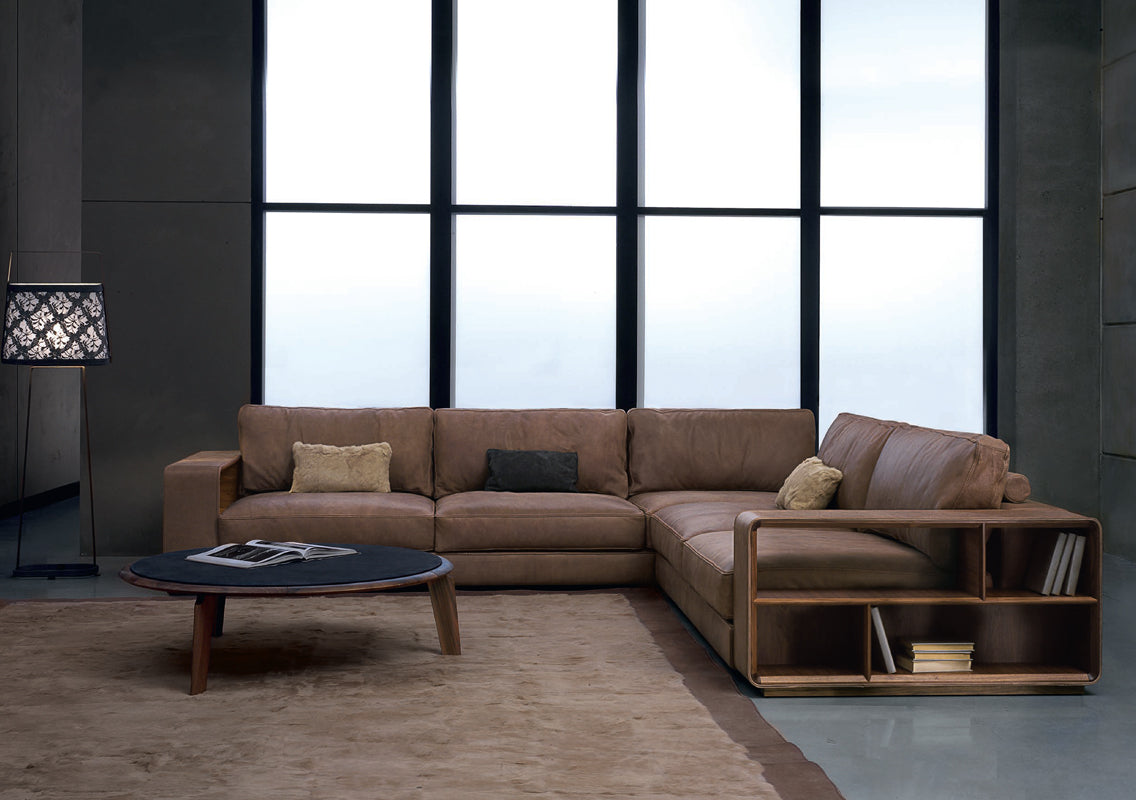 Bobbie Sectional Sofa With Container Armrest