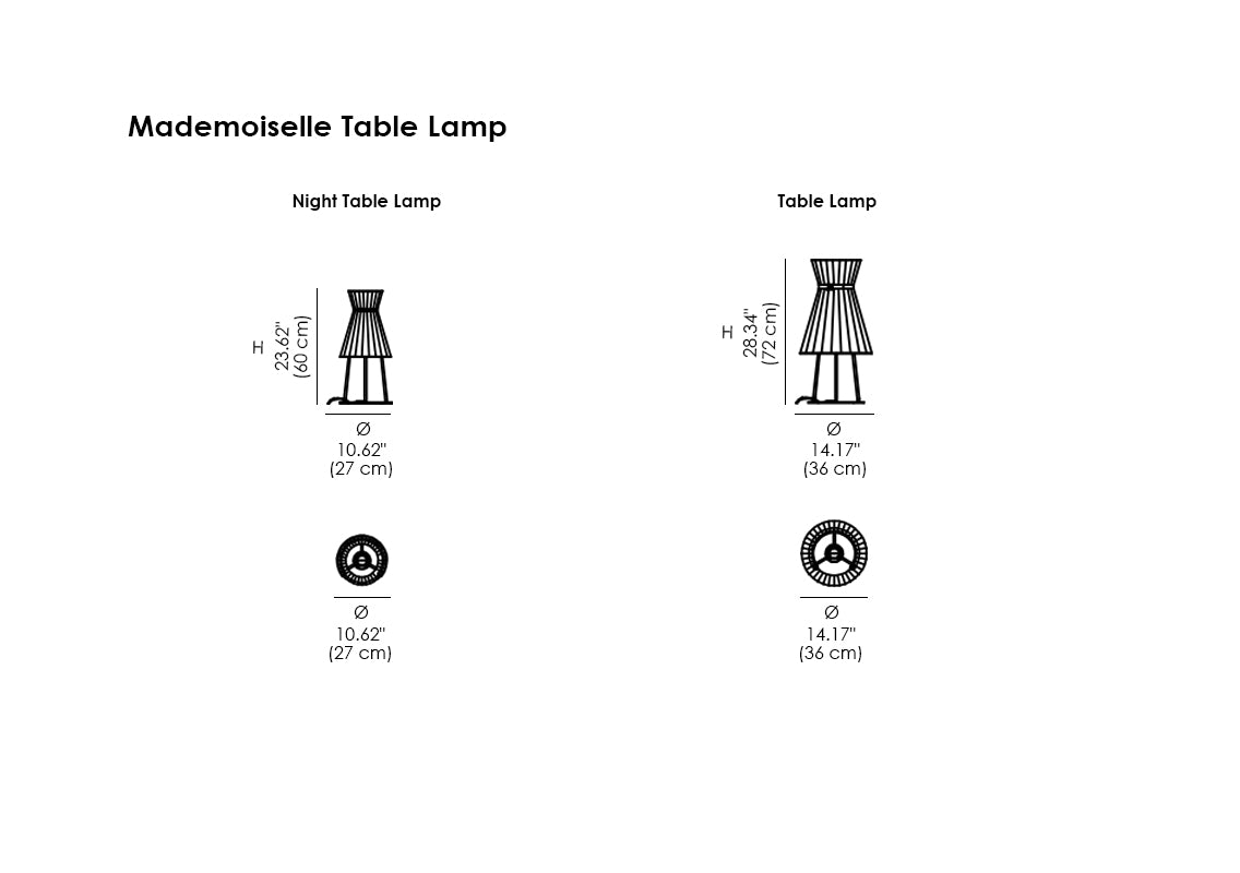 Mademoiselle Table Lamp