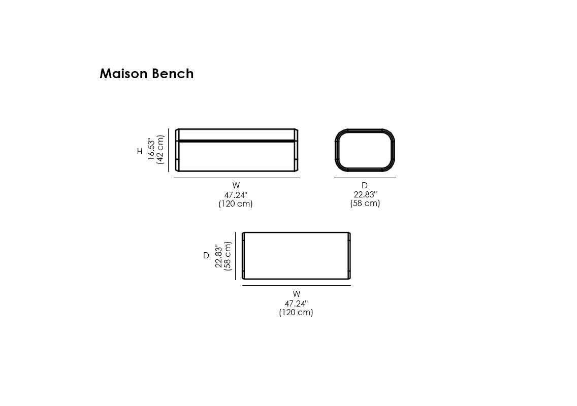 Maison Bench