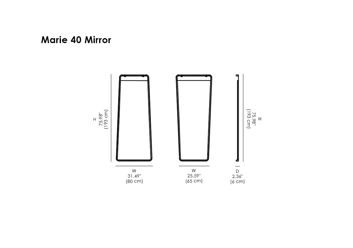 Marie 40 Mirror