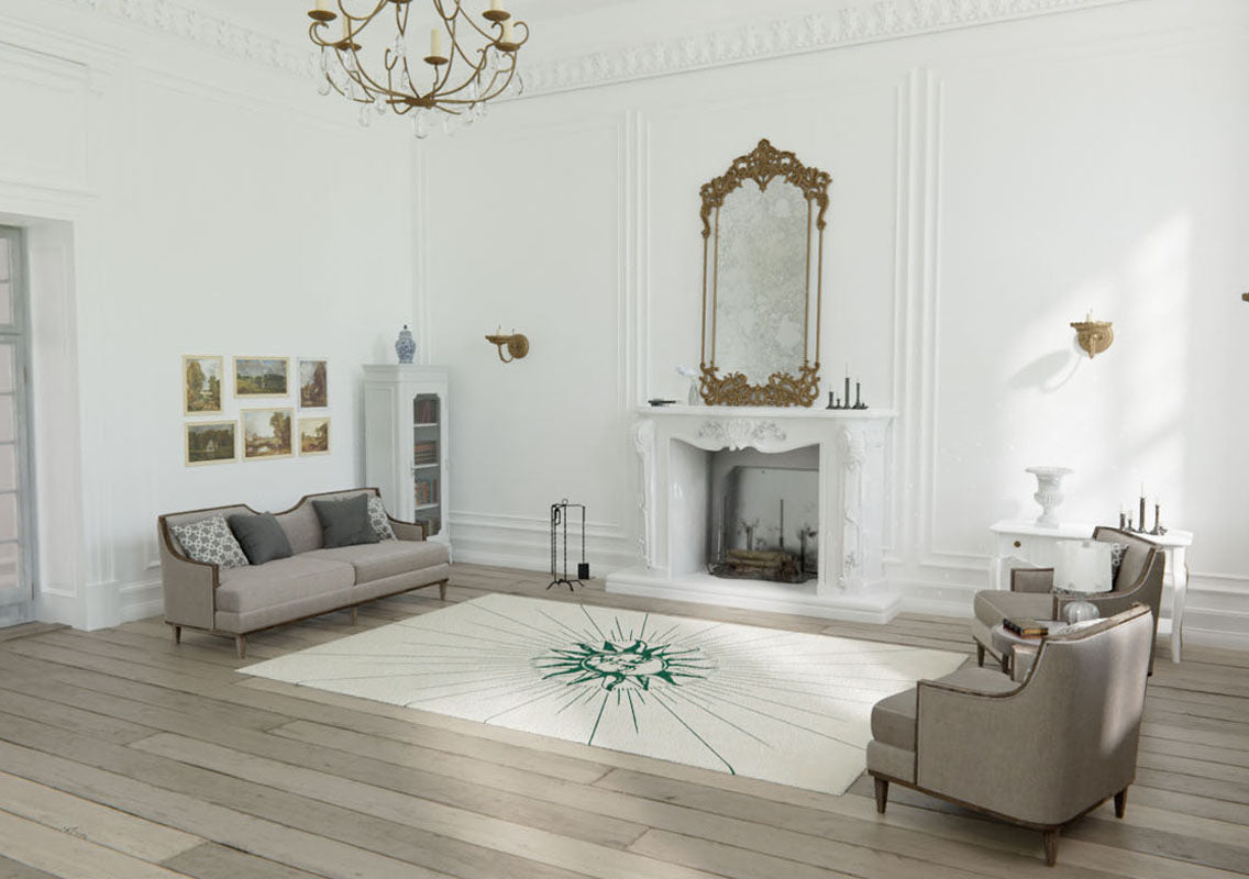 Sun Square Rug