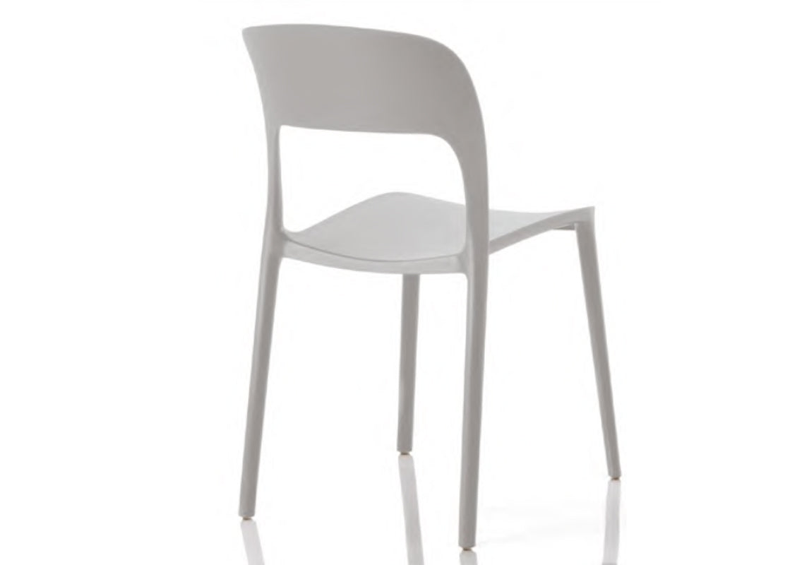 Gipsy Light Gray Outdoor Stackable Chair (Quick Ship)