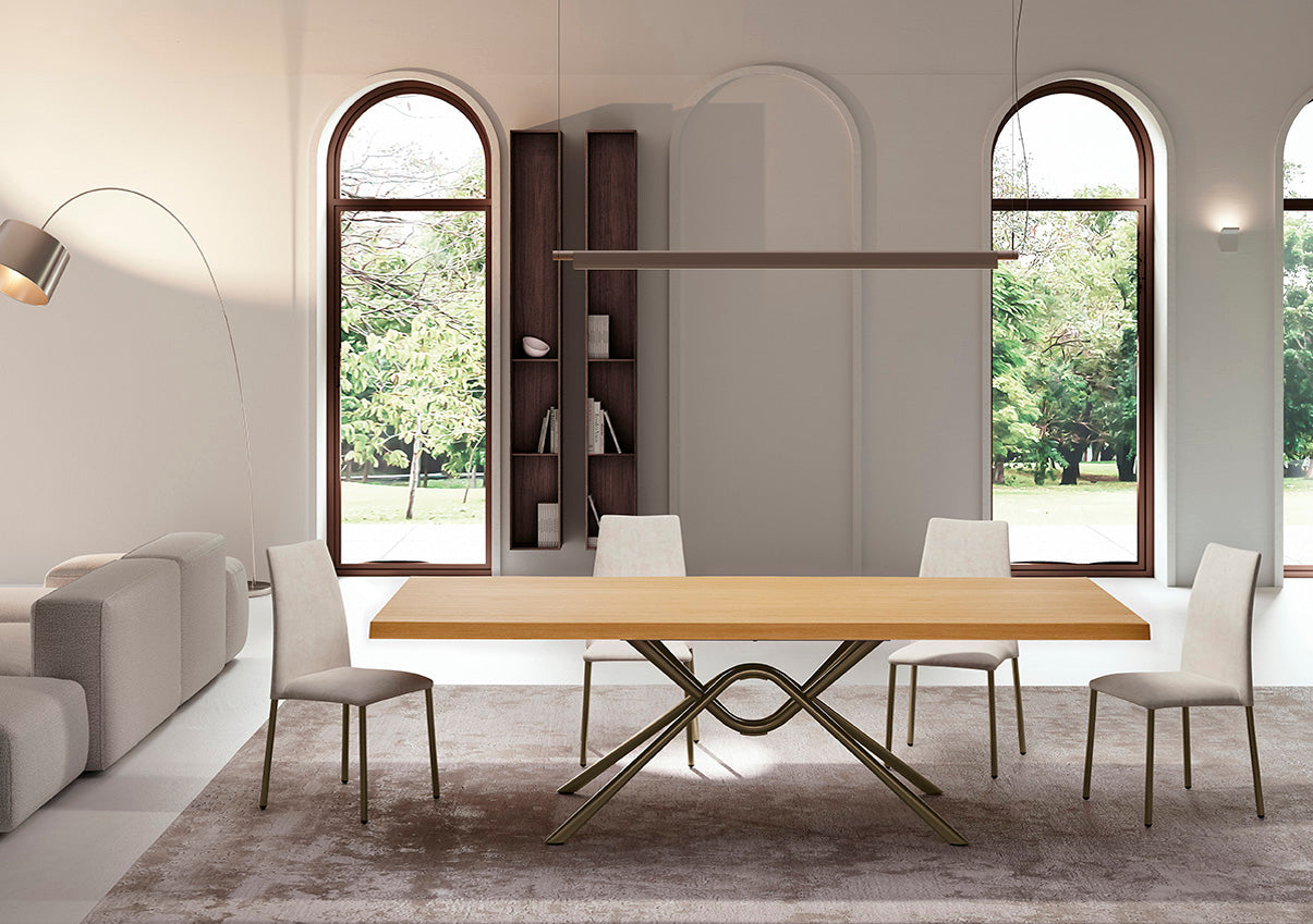 Air Rectangular Fixed Dining Table