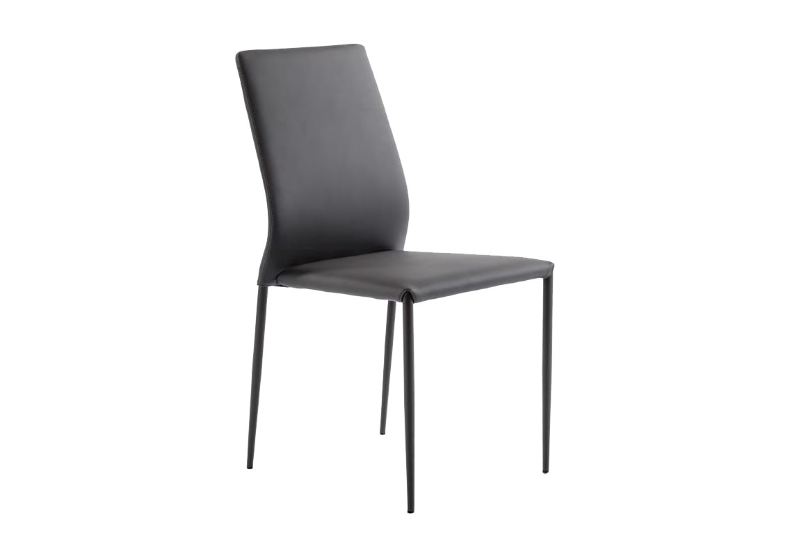 Kendra Dining Chair With Titanium Legs (Quick Ship)