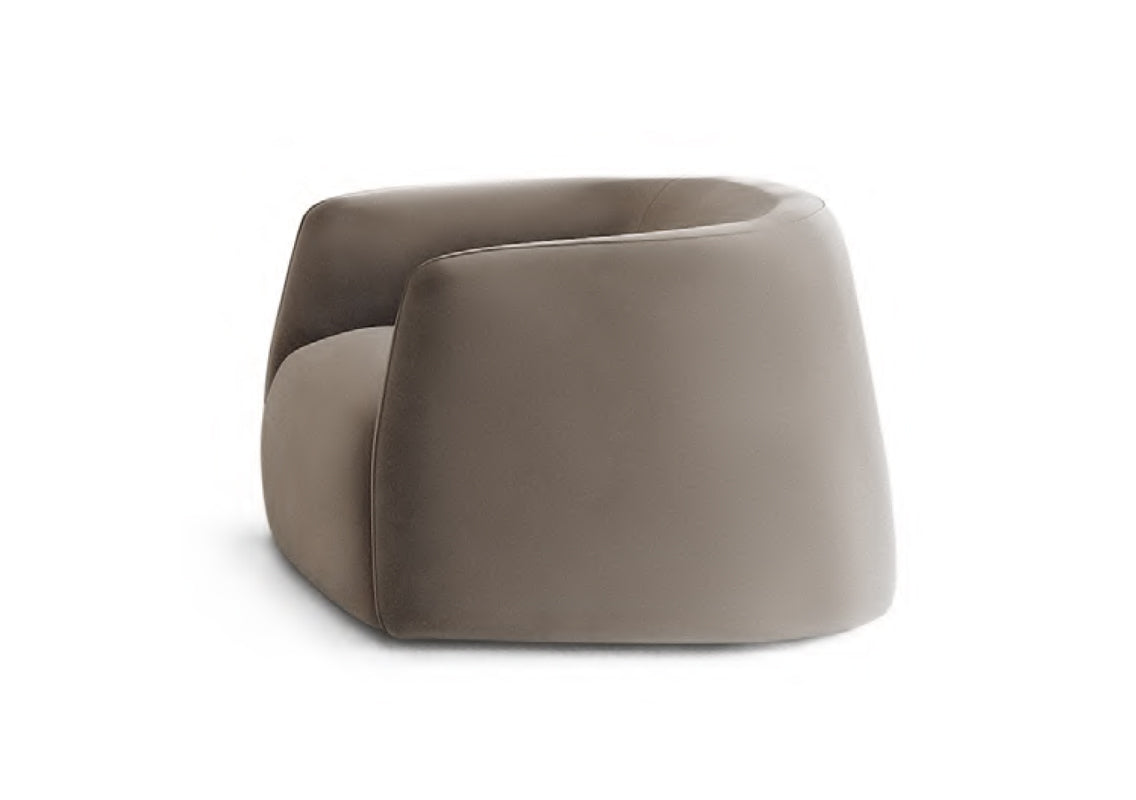 Kodi Swivel Armchair in Fjord Nordic Fabric (Quick Ship)