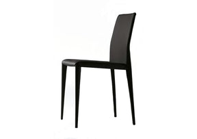 Nubia Black Chair With Low Back (Quick Ship)