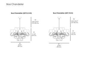 Boa Chandelier