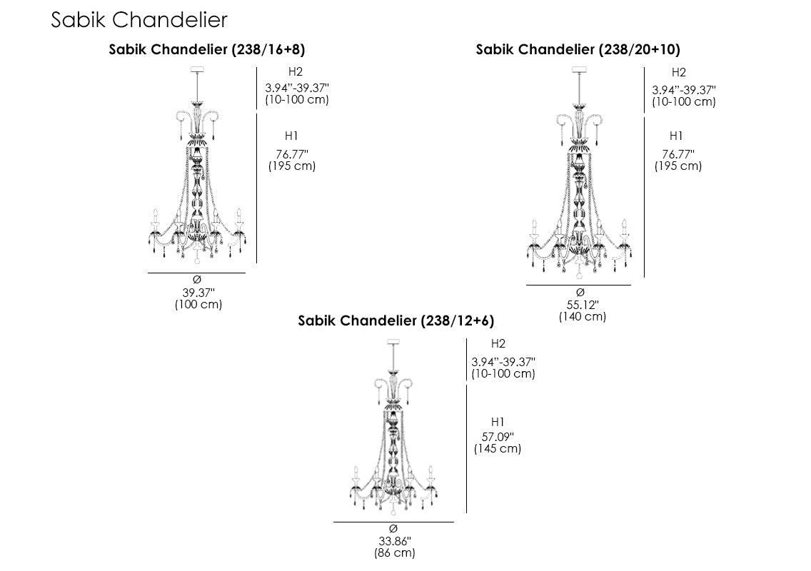 Sabik Chandelier