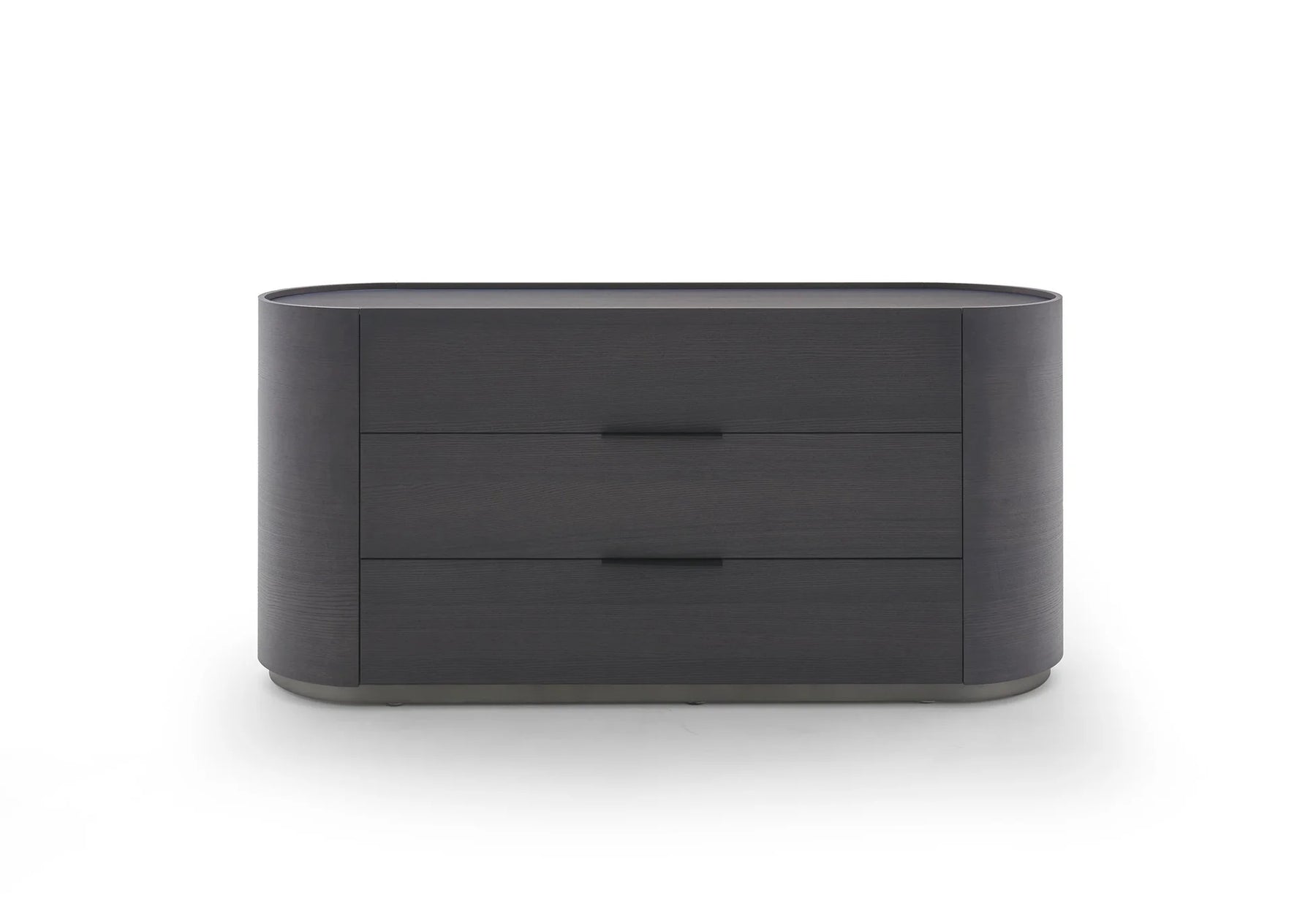 Dedalo Dresser With Plinth - Dark Gray Ash (Quick Ship)