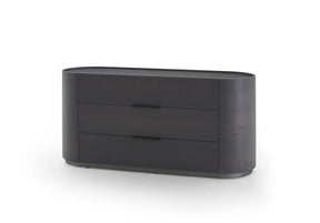 Dedalo Dresser With Plinth - Dark Gray Ash (Quick Ship)