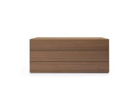 People 3-drawer Dresser - Walnut (Quick Ship)