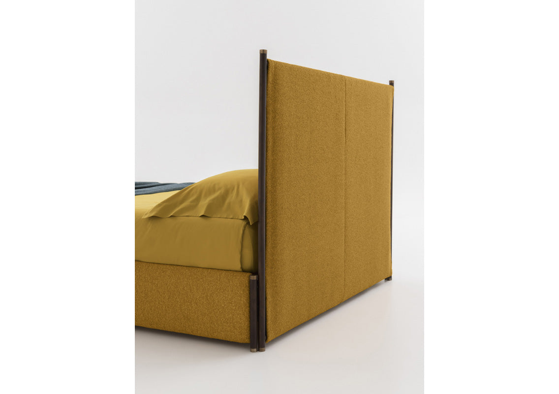Bricola Upholstered Bed With Tall Bedframe