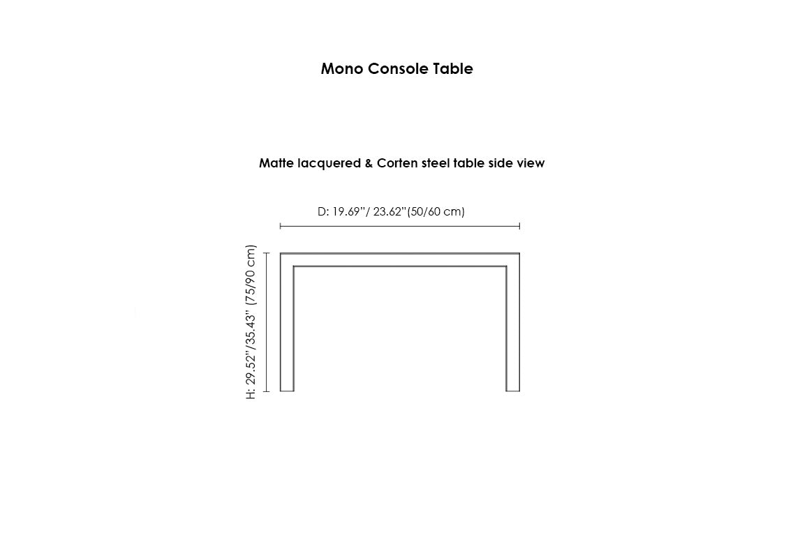 Mono Console Table