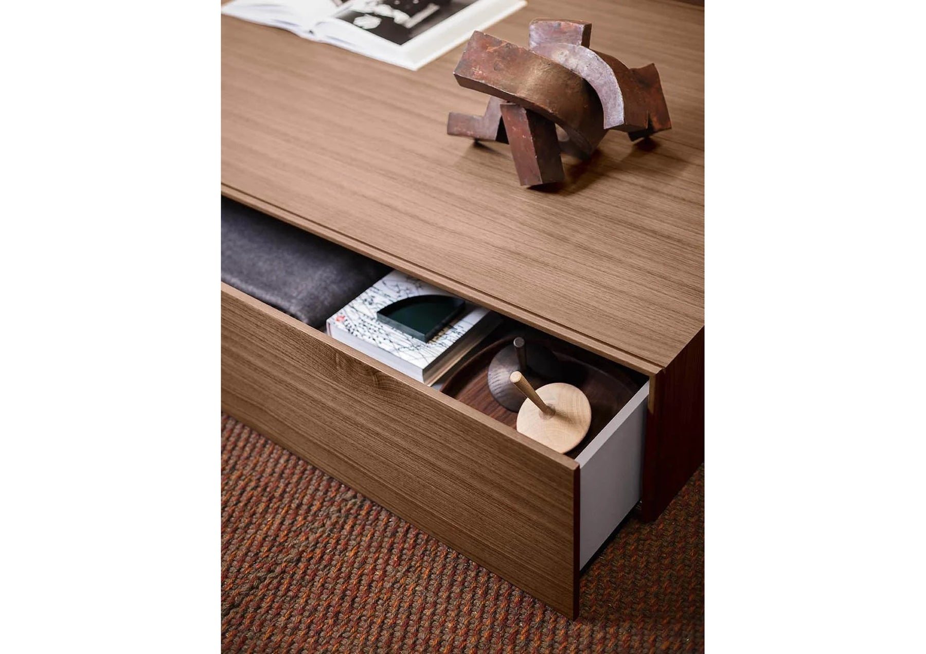 People 3-drawer Dresser - Walnut (Quick Ship)