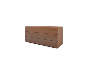 People 3-drawer Dresser - Walnut (Quick Ship)
