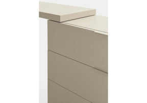 Domino Vanity/Desk & Spazio Dresser (Quick Ship)