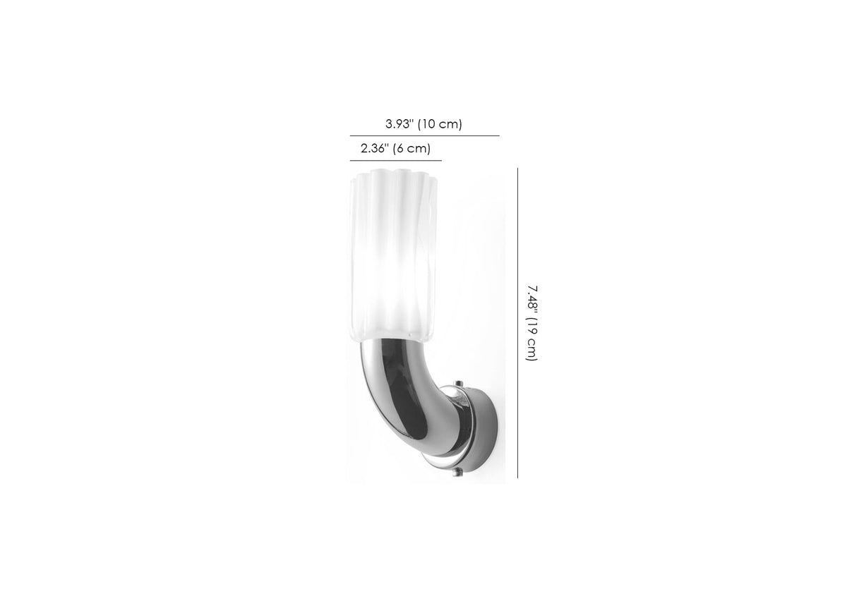 Lighting Lab Tube Glass Wall Sconce 21049/A
